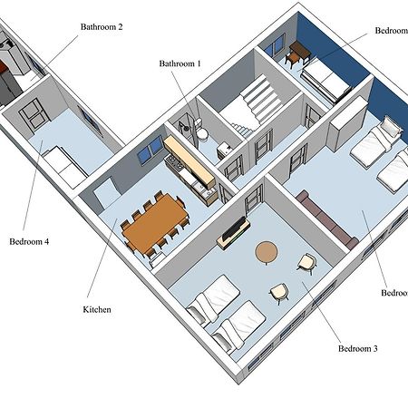 Huge Apartment With Sauna And Free Parking Дуйсбург Экстерьер фото